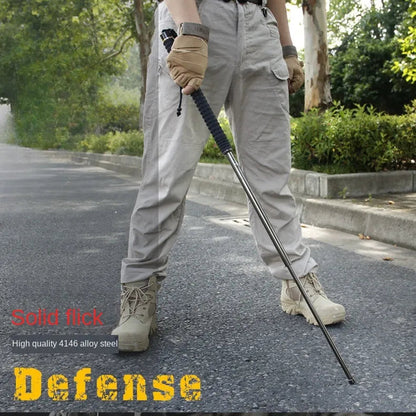 Automatic Retractable Self-Defence Rod